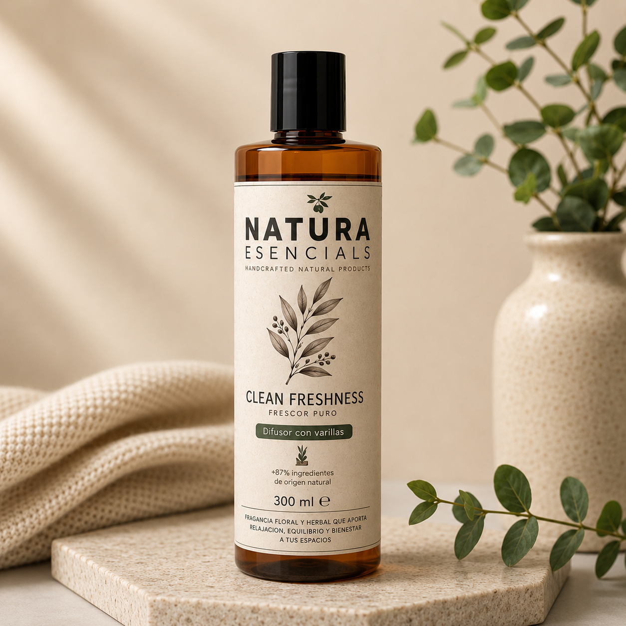 Ambientador Varillas Clean Fresh| Natura Esencials